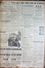 Página do jornal Unitário de setembro de 1947
