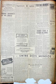 Página do jornal Unitário de setembro de 1947