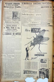 Página do jornal Unitário de setembro de 1947