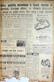 Página do jornal Unitário de setembro de 1947