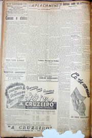 Página do jornal Unitário de outubro de 1947
