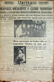 Página do jornal Unitário de outubro de 1947