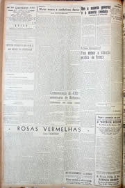 Página do jornal Unitário de outubro de 1947