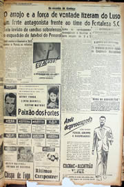 Página do jornal Unitário de novembro de 1947
