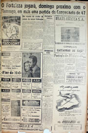 Página do jornal Unitário de novembro de 1947
