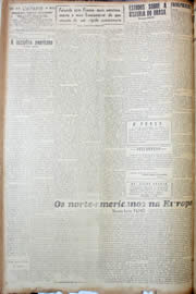 Página do jornal Unitário de novembro de 1947