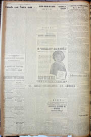 Página do jornal Unitário de novembro de 1947