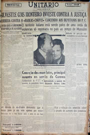 Página do jornal Unitário de novembro de 1947