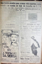 Página do jornal Unitário de novembro de 1947