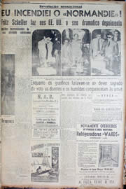 Página do jornal Unitário de novembro de 1947