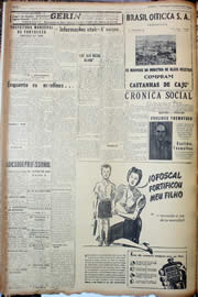 Página do jornal Unitário de novembro de 1947
