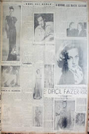 Página do jornal Unitário de novembro de 1947