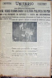 Página do jornal Unitário de novembro de 1947