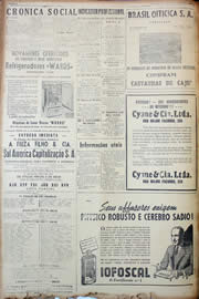 Página do jornal Unitário de novembro de 1947