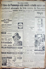 Página do jornal Unitário de novembro de 1947