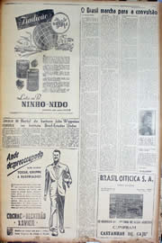 Página do jornal Unitário de novembro de 1947