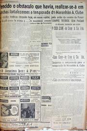 Página do jornal Unitário de dezembro de 1947
