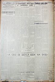 Página do jornal Unitário de dezembro de 1947