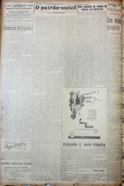 Página do jornal Unitário de dezembro de 1947