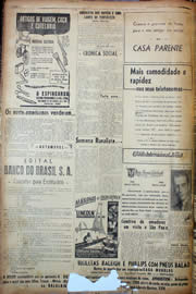 Página do jornal Unitário de dezembro de 1947