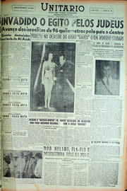 Página do jornal Unitário de janeiro de 1949