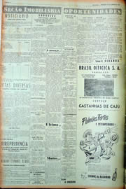 Página do jornal Unitário de janeiro de 1949