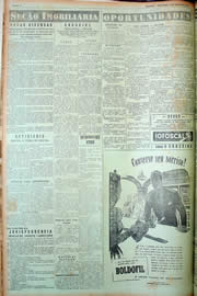 Página do jornal Unitário de janeiro de 1949