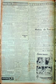 Página do jornal Unitário de janeiro de 1949