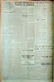 Página do jornal Unitário de janeiro de 1949