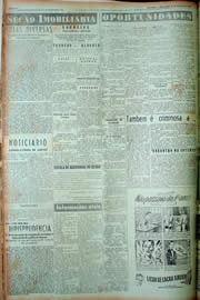 Página do jornal Unitário de janeiro de 1949
