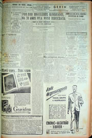 Página do jornal Unitário de janeiro de 1949