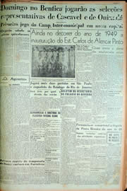 Página do jornal Unitário de janeiro de 1949
