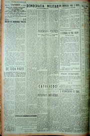 Página do jornal Unitário de janeiro de 1949