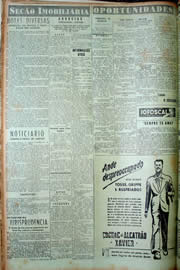 Página do jornal Unitário de janeiro de 1949