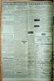 Página do jornal Unitário de janeiro de 1949