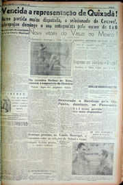 Página do jornal Unitário de fevereiro de 1949