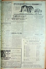Página do jornal Unitário de fevereiro de 1949