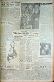 Página do jornal Unitário de fevereiro de 1949