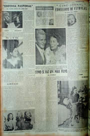Página do jornal Unitário de fevereiro de 1949