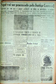 Página do jornal Unitário de fevereiro de 1949