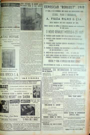 Página do jornal Unitário de fevereiro de 1949