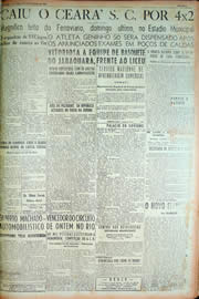 Página do jornal Unitário de fevereiro de 1949