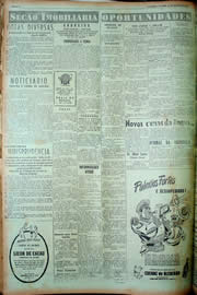 Página do jornal Unitário de fevereiro de 1949