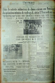 Página do jornal Unitário de março de 1949