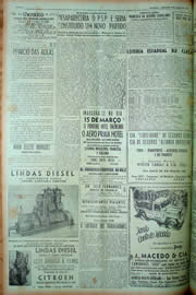 Página do jornal Unitário de março de 1949