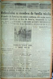 Página do jornal Unitário de março de 1949