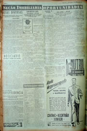Página do jornal Unitário de março de 1949