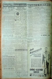 Página do jornal Unitário de março de 1949