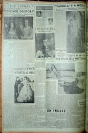 Página do jornal Unitário de março de 1949