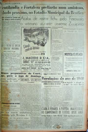 Página do jornal Unitário de março de 1949